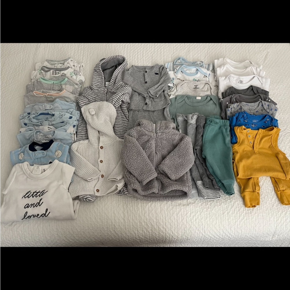 3-6 months boys winter clothes bundle